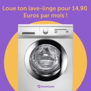 location de lave-linge pour 14,90€/mois