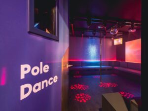 salle de karaoké 'pole dance'